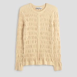 Simorra Gathered Cardigan Size 6 Javier Simorra Spain